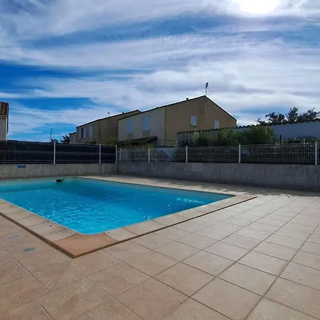 Maison Mitoyenne Avec Terrasse Et Parking - Marseillan-plage - Fr-1-326-871 Apartament